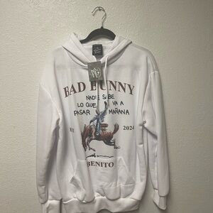 Original Deluxe White Graphic Hoodie